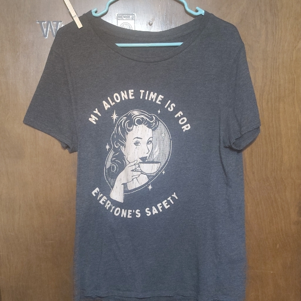 Gray Graphic T-Shirt